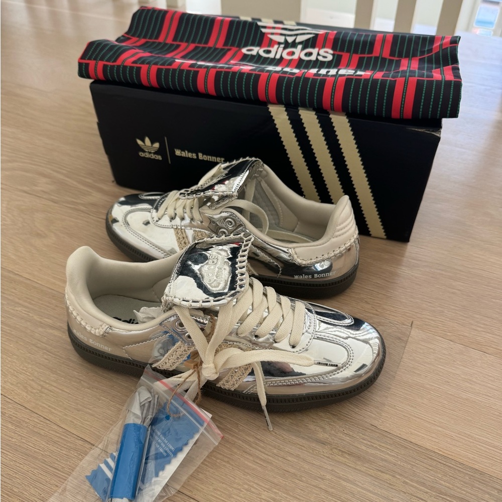 Adidas Wales Bonner x Samba “silver metallic”